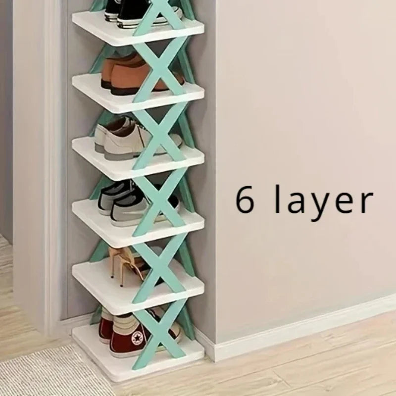 Multi-Layer Shoe Rack Organizer – Detachable, Foldable Shoe Storage Cabinet for Bedrooms & Dorms