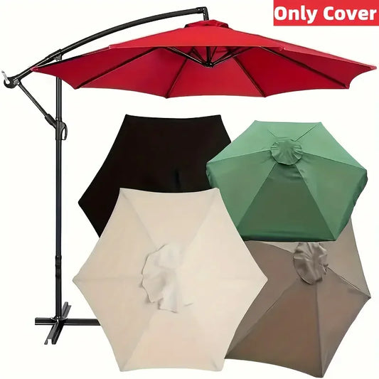 Outdoor Patio Umbrella Replacement Canopy – UV & Water Resistant for Pool, Garden, or Backyard