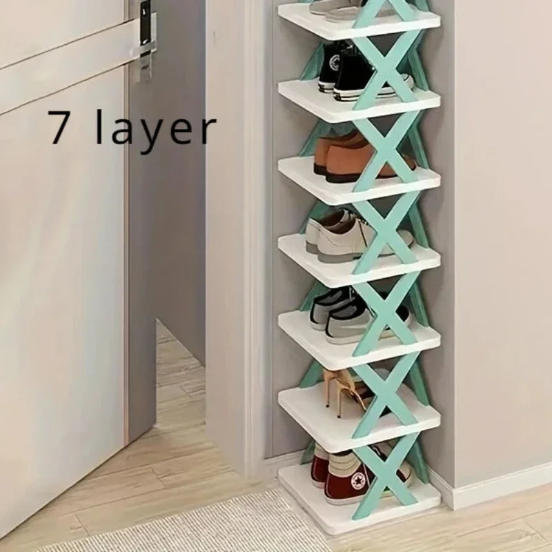 Multi-Layer Shoe Rack Organizer – Detachable, Foldable Shoe Storage Cabinet for Bedrooms & Dorms