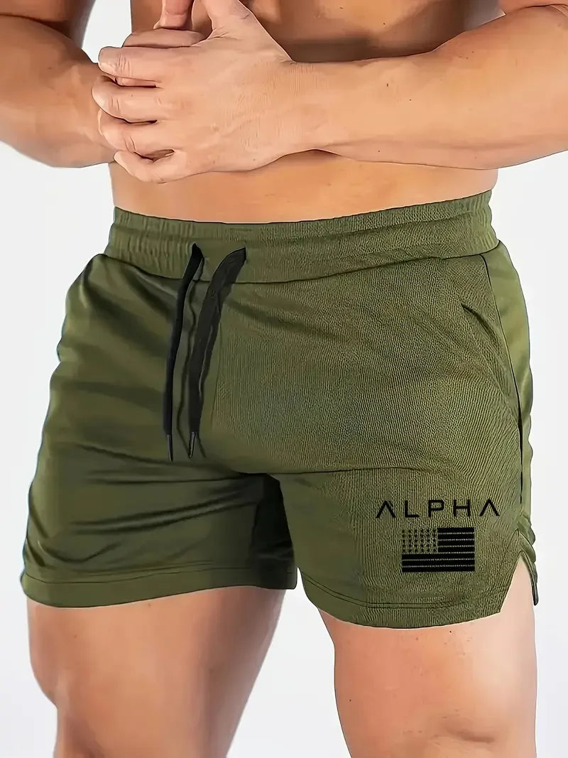 Men's summer fitness pants gym pants gym shorts running walking sportswear running shorts male sports jogging