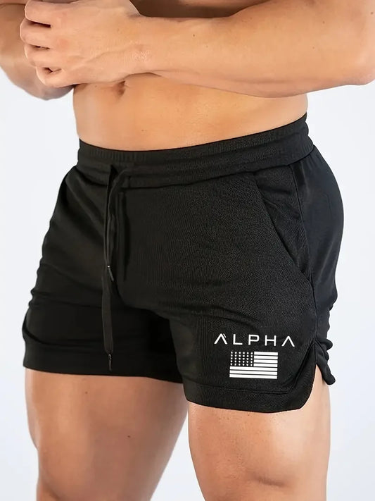 Men's summer fitness pants gym pants gym shorts running walking sportswear running shorts male sports jogging