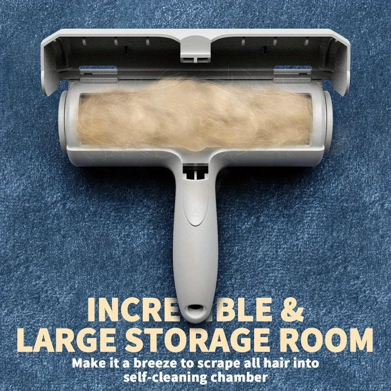 Pet Hair Remover Roller – Self-Cleaning Dog & Cat Fur Tool for Furniture & More
