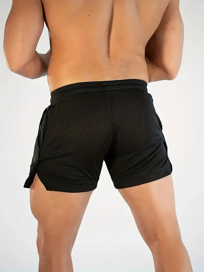 Men's summer fitness pants gym pants gym shorts running walking sportswear running shorts male sports jogging